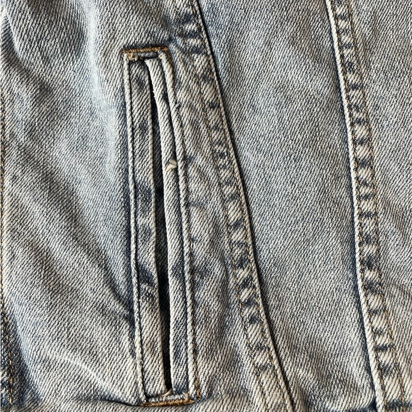 Itamaska Distressed Denim Jacket Light Blue Women’s  XL. - Picture 6 of 16